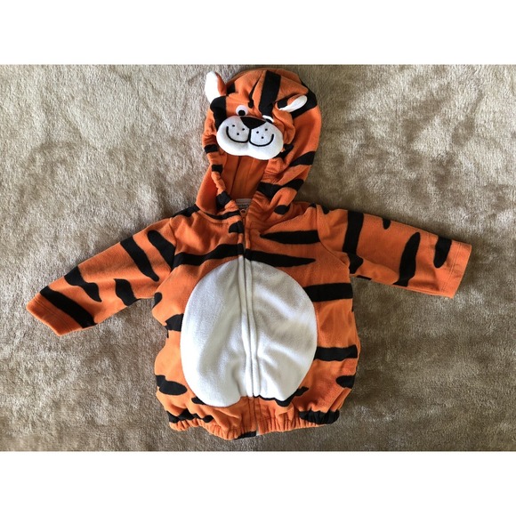 Carter's Tiger Costume 6-9 Months Orange 2 Piece‎ Dress-ups Halloween - Picture 8 of 12